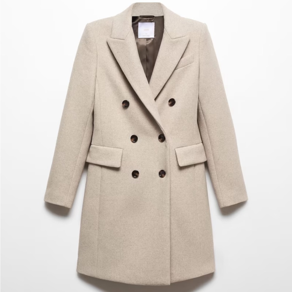 Brand new with tags! Mango double breasted wool coat